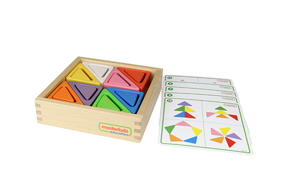 Masterkidz 三角形顏色配對遊戲盒
