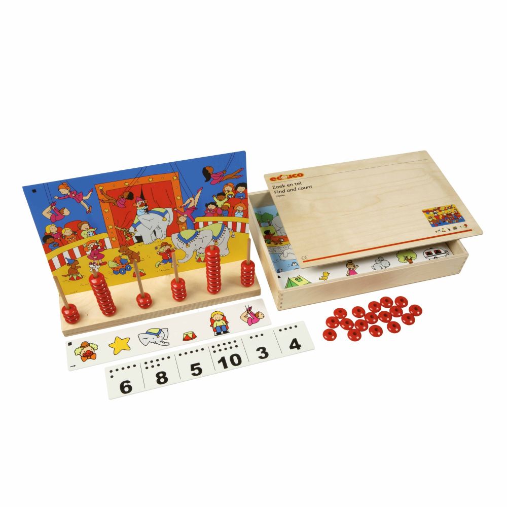 Educo 數量搜索遊戲盒1-10
