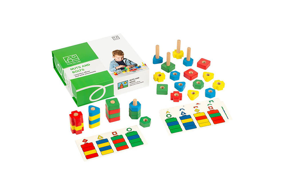 Toys for Life 木製螺絲排序遊戲