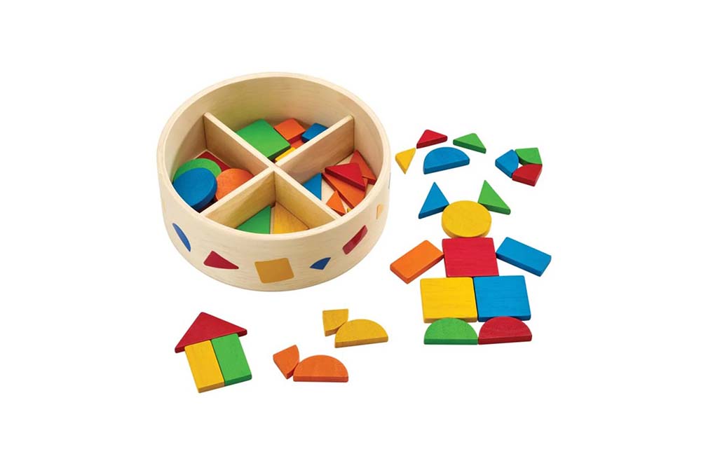 Plantoys 幾何拼版操作盒
