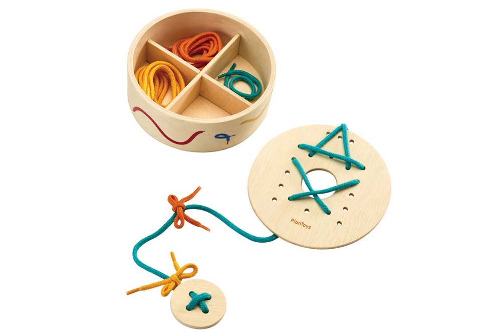 Plantoys穿線編織操作盒