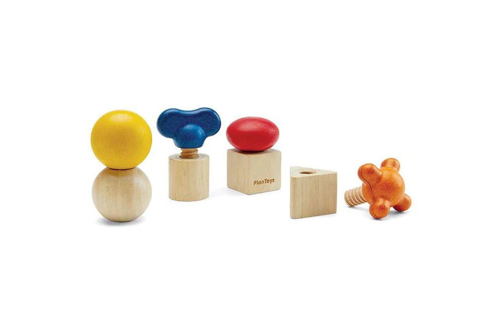 Plantoys 觸覺抓握螺絲組
