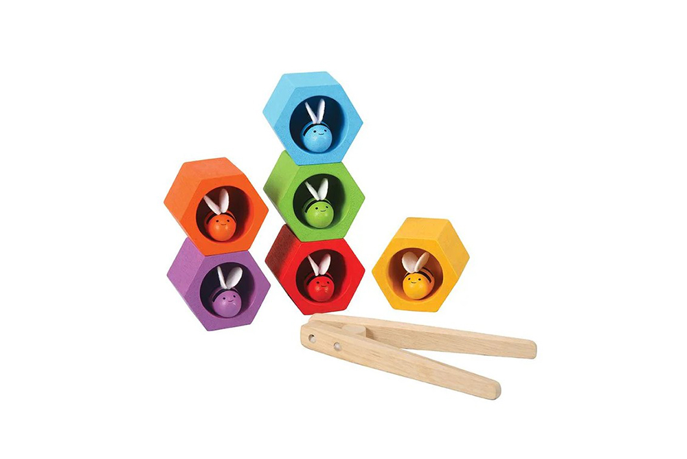 Plantoys 彩虹蜜蜂找窩趣