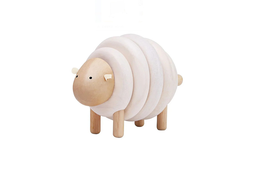 Plantoys 對色穿線澎澎羊