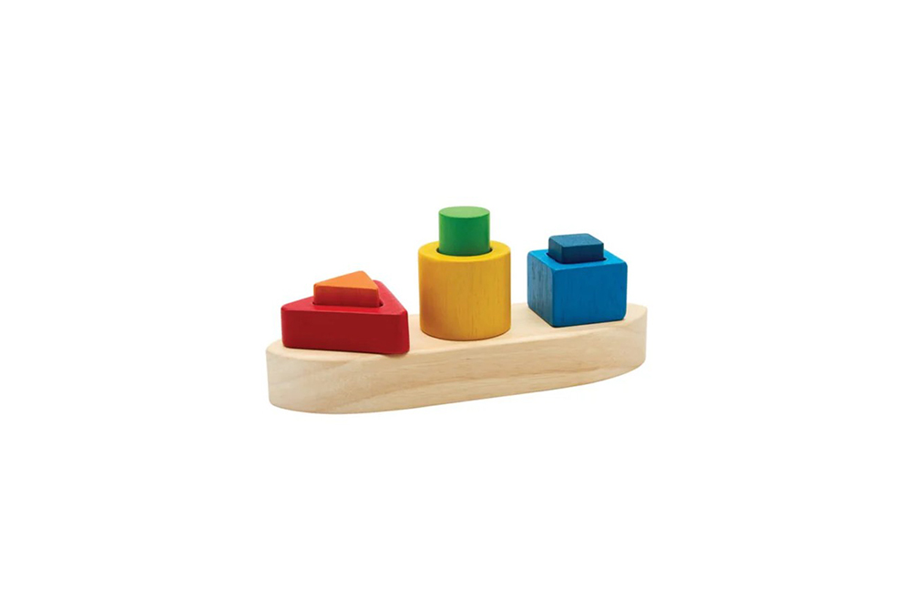 Plantoys 形狀配對小船