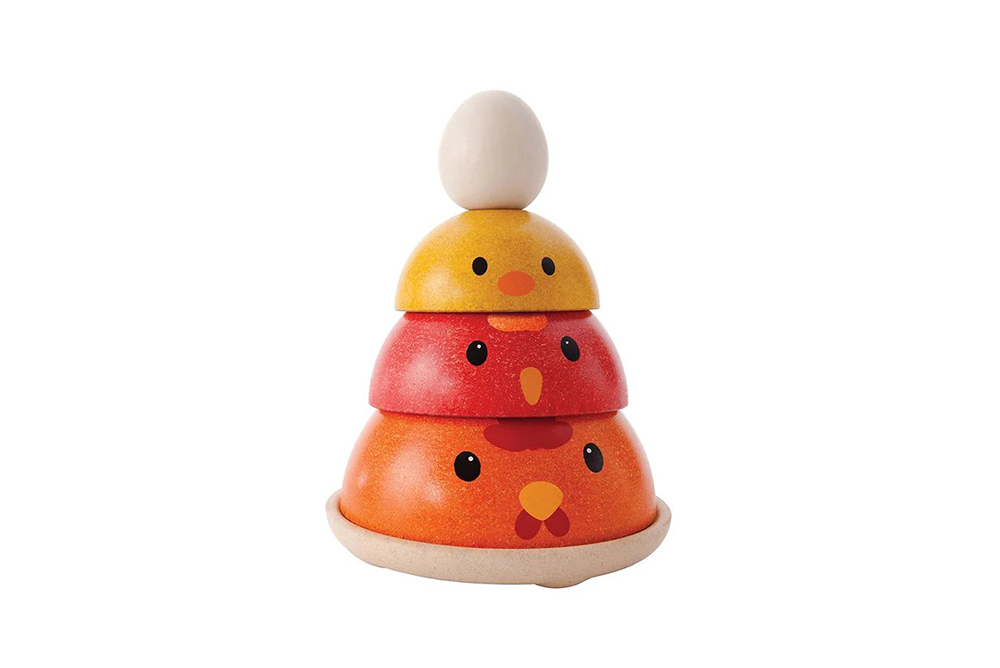 Plantoys 小雞一家疊疊屋