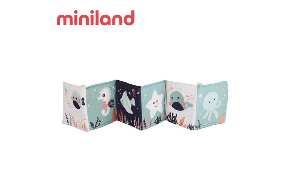 miniland床圍海洋感官布書