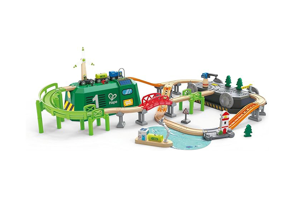 Hape 綠色能源火車收納組合
