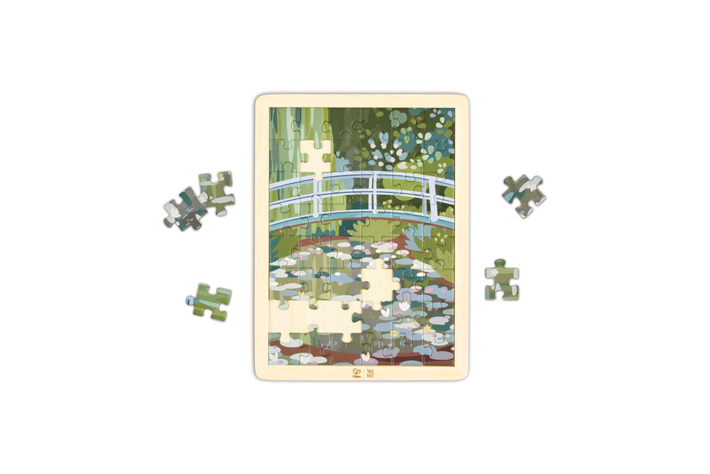 Hape 莫內《睡蓮》拼圖